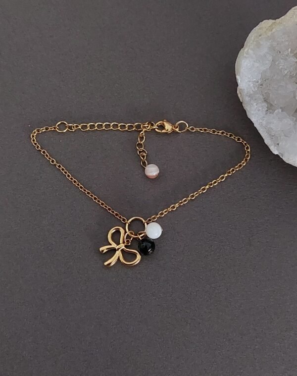Bracelet tourmaline et perles – Image 2