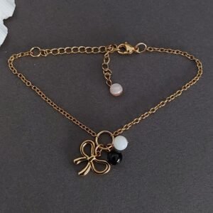 Bracelet tourmaline et perles