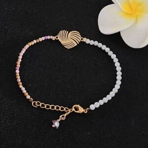 Bracelet perles et mica