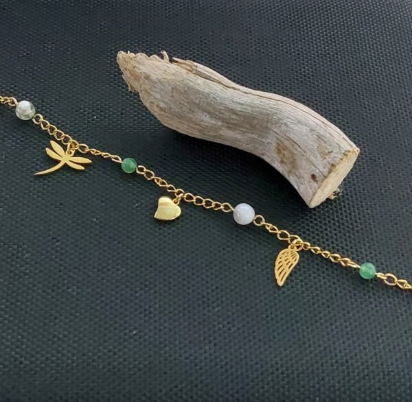 Bracelet agate et aventurine