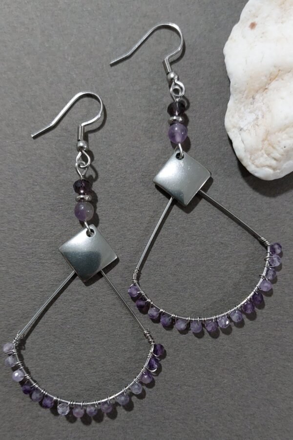 Boucles améthyste – Image 4
