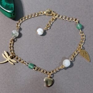 Bracelet agate et aventurine