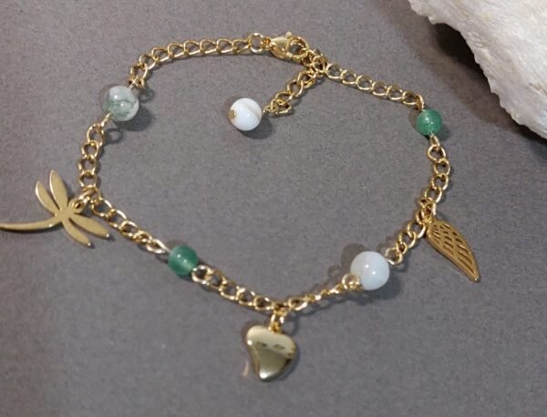 Bracelet agate et aventurine – Image 4