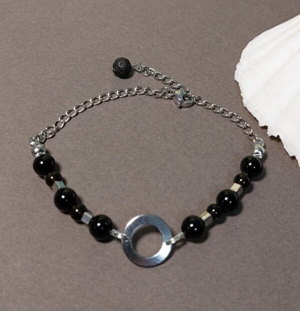 Bracelet tourmaline noire