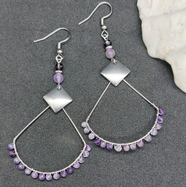 Boucles améthyste