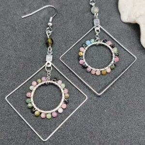 Boucles tourmaline