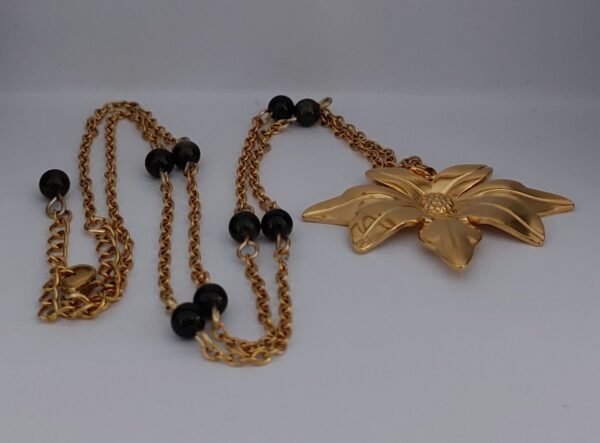 Boucles obsidienne dorée – Image 2