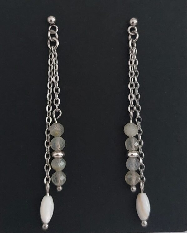 Boucles en labradorite – Image 3