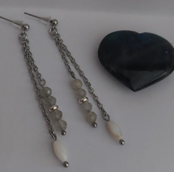 Boucles en labradorite – Image 4