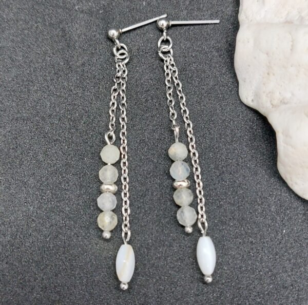 Boucles en labradorite – Image 2