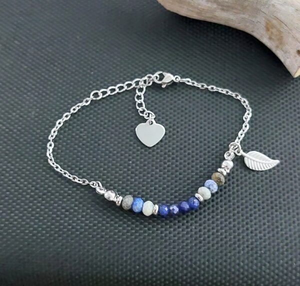 Bracelet en lapis-lazuli – Image 2