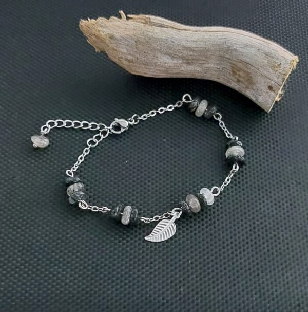 Bracelet quartz tourmaline