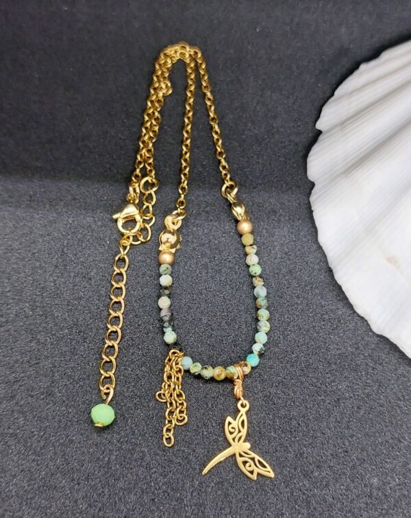 Chaîne de cheville turquoise africaine – Image 2