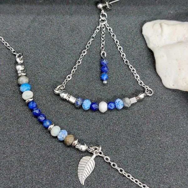 Bracelet en lapis-lazuli – Image 3