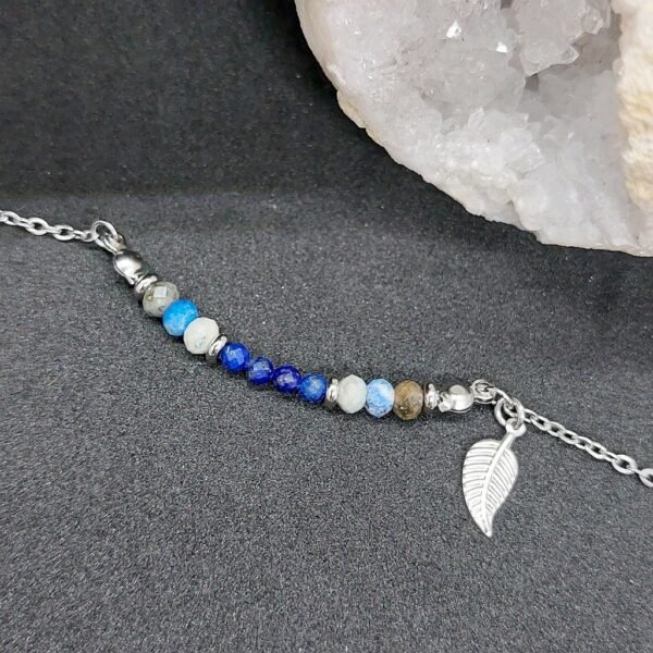 Bracelet en lapis-lazuli – Image 2