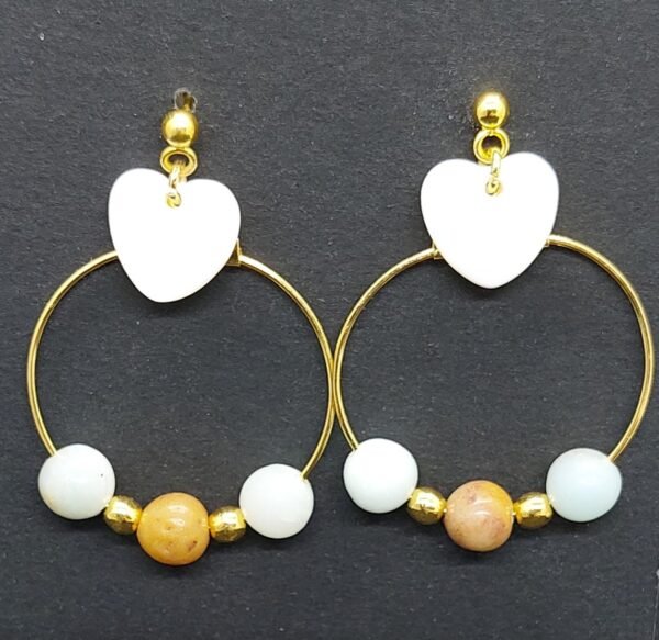 Boucles en amazonite – Image 3