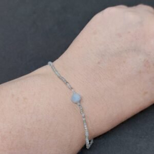 Bracelet aigue-marine
