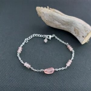 Bracelet en quartz strawberry