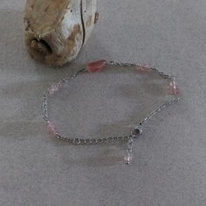 Bracelet en quartz strawberry