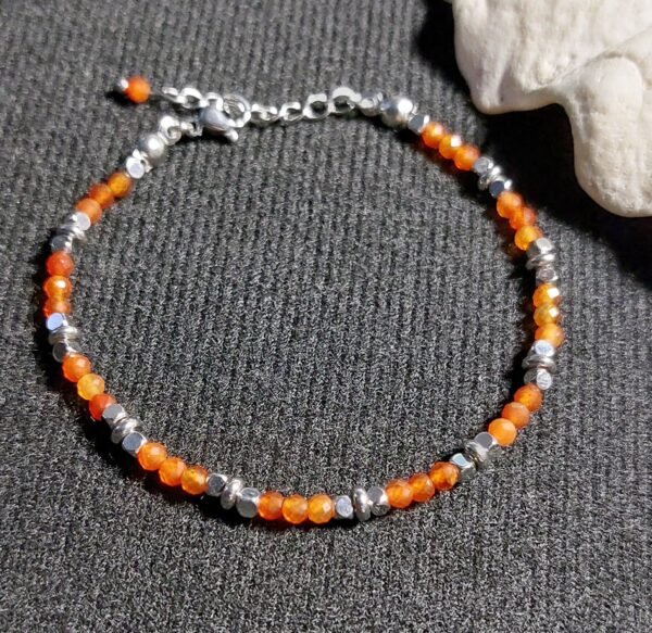 Bracelet en cornaline – Image 2