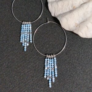 Boucles créoles cristaux