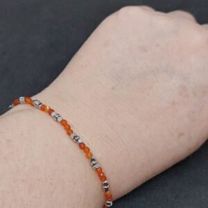 Bracelet en cornaline