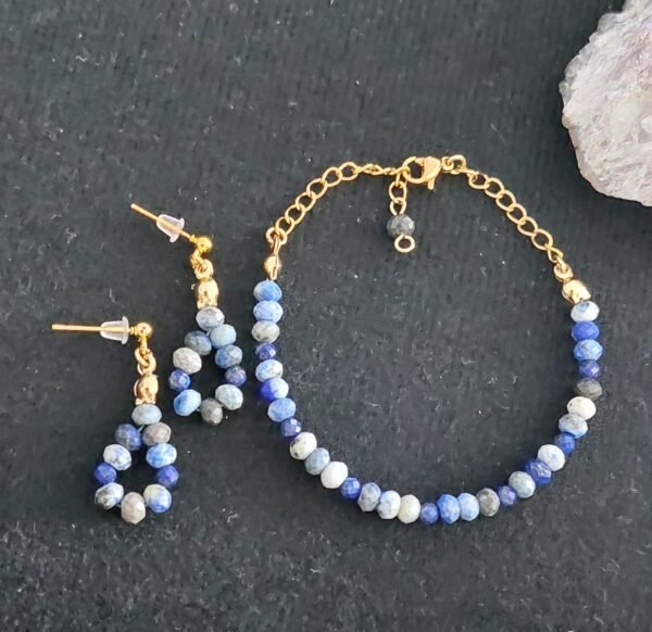 Boucles en lapis-lazuli – Image 3