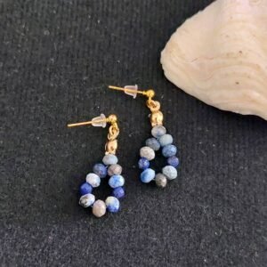 Boucles en lapis-lazuli