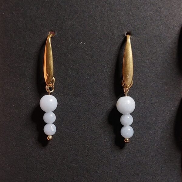 Boucles d'oreilles en angélite – Image 3