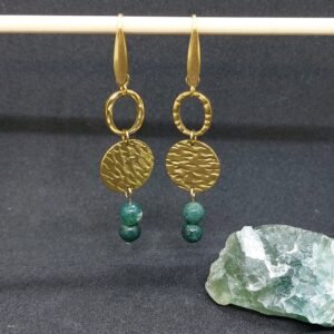 Boucles agate mousse