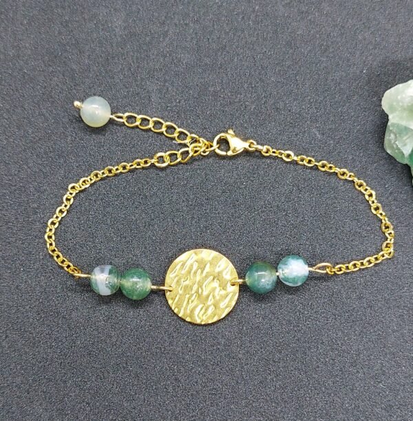 Bracelet agate mousse – Image 2