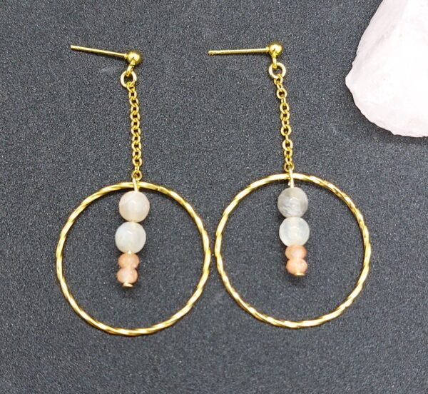 Boucles pierre de lune
