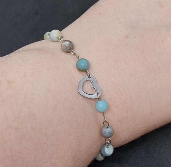 Bracelet en amazonite – Image 2