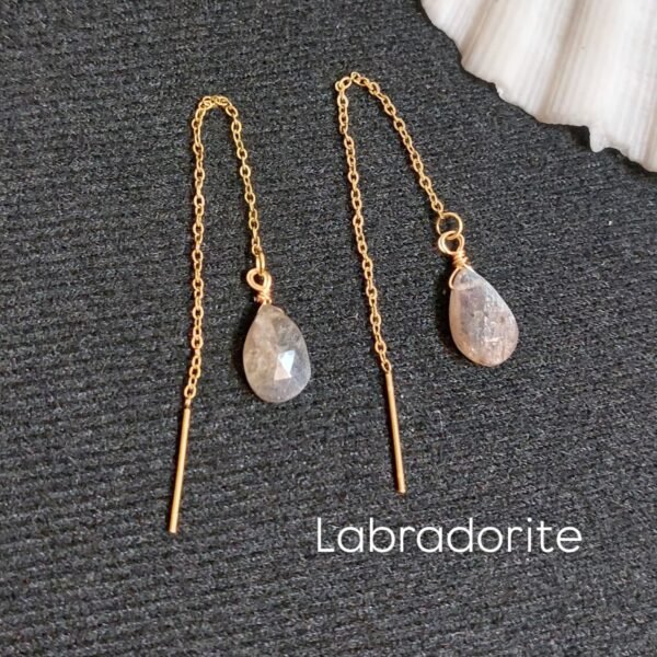Boucles d'oreilles chaîne – Image 2
