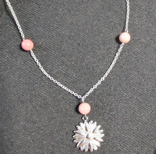 Collier sautoir en rhodonite – Image 2