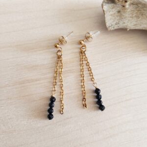 Boucles Stellar - Spinelle noire