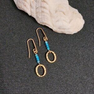 Boucles d'oreilles en apatite