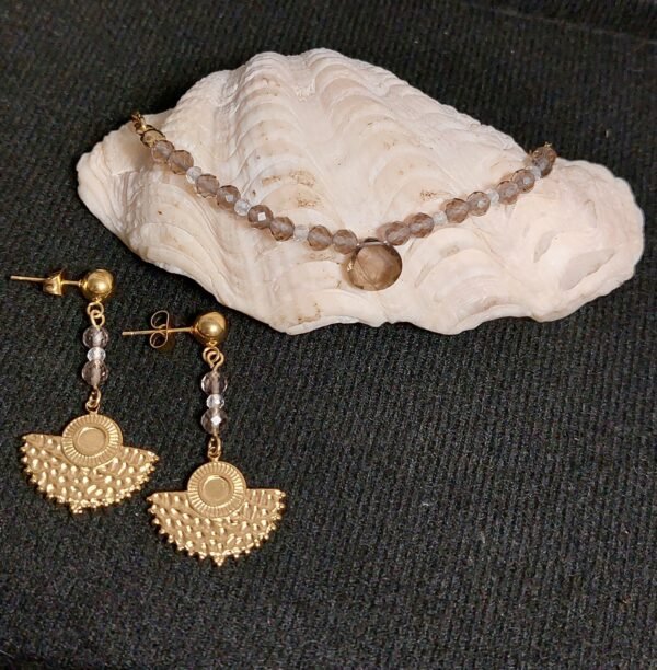 Collier en quartz fumé – Image 5