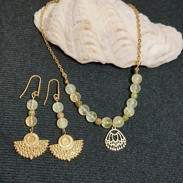 Collier en préhnite – Image 3