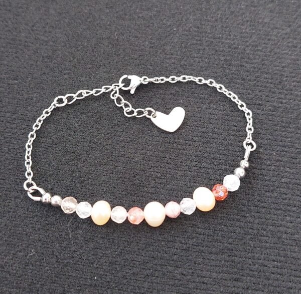 Bracelet quart rutile et perles – Image 2