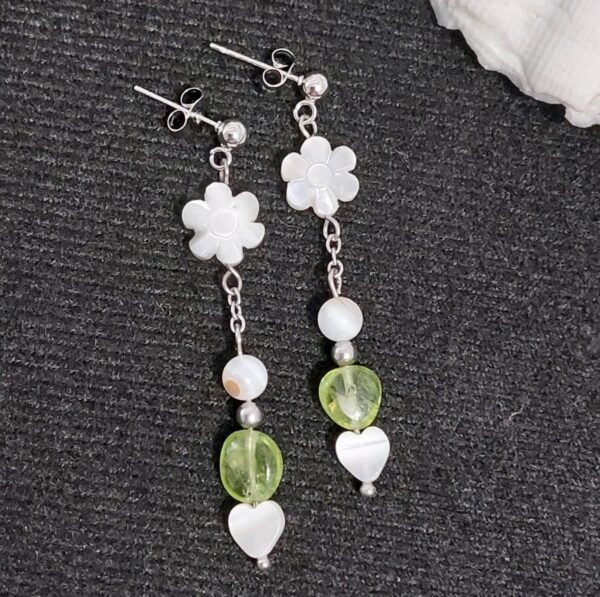 Boucles fleur et péridot – Image 3