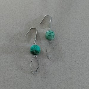Boucles en chrysocolle