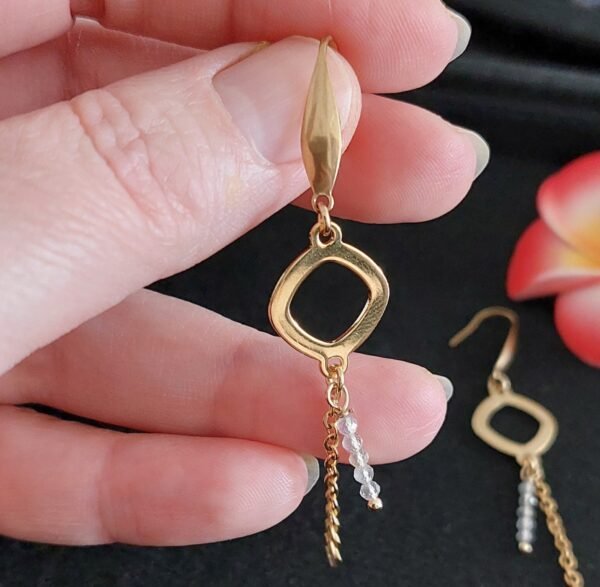Boucles en labradorite – Image 4