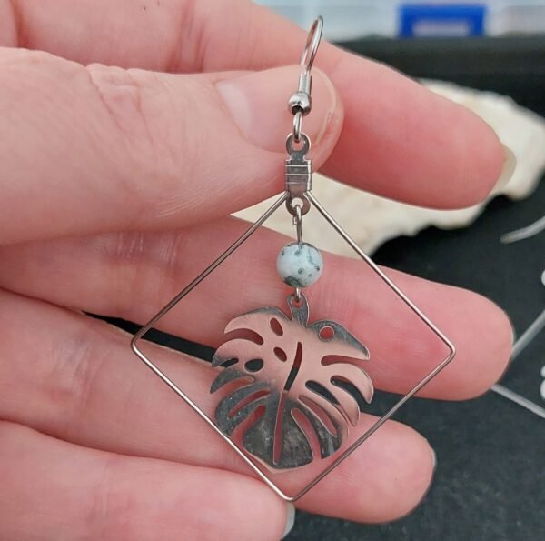 Boucles monstera et agate arbre – Image 4