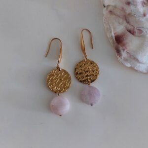 Boucles en kunzite