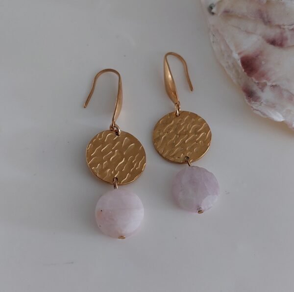 Boucles en kunzite – Image 3