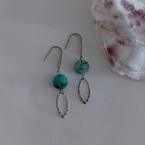 Boucles en chrysocolle