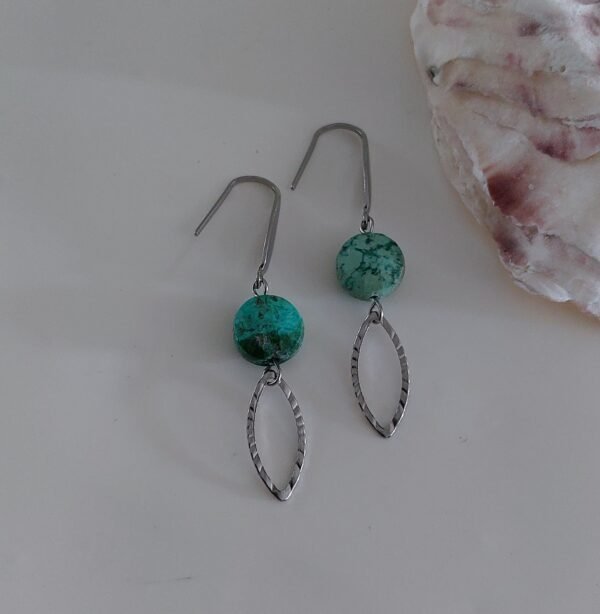 Boucles en chrysocolle – Image 2