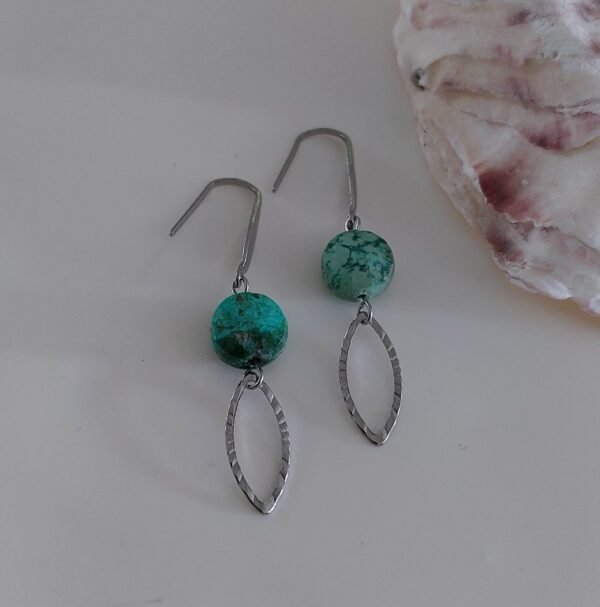 Boucles en chrysocolle – Image 3