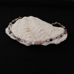 Collier en tourmaline multicolore